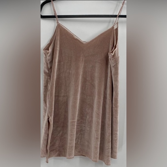 Free People Pink Velvet Solid Boho Tank - Picture 5 of 9